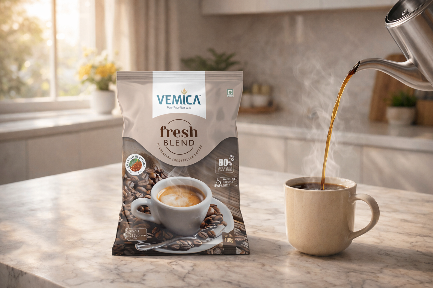 Fresh Blend Coffee Online (200G) - Strong & Authentic Flavor