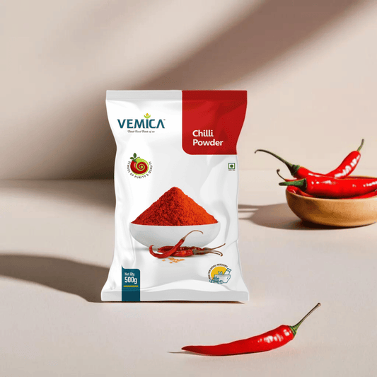 Everyday Spice Combo – Chilli Powder 500g, Turmeric Powder 500g, Coriander Powder 500g & Chat Masala 100g | Basic Indian Cooking Spice Set