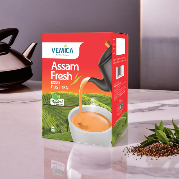 Premium Assam Dust Tea – Strong & Bold Flavor (100g, 250g, 3kg)