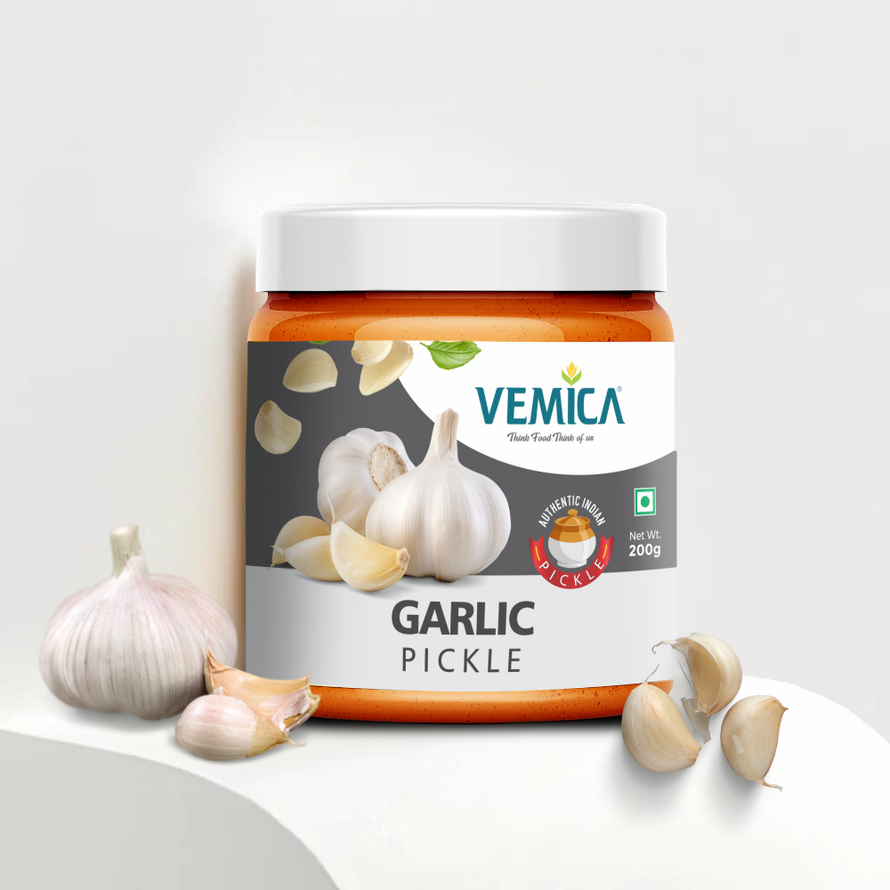 Garlic Special Combo – Garlic Pickle, Tomato Garlic Pickle, Ginger Garlic Paste (3 x 200g)