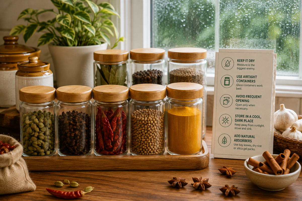How to Store Spices in Humid Weather