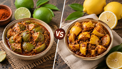 Lime Pickle vs Lemon Pickle