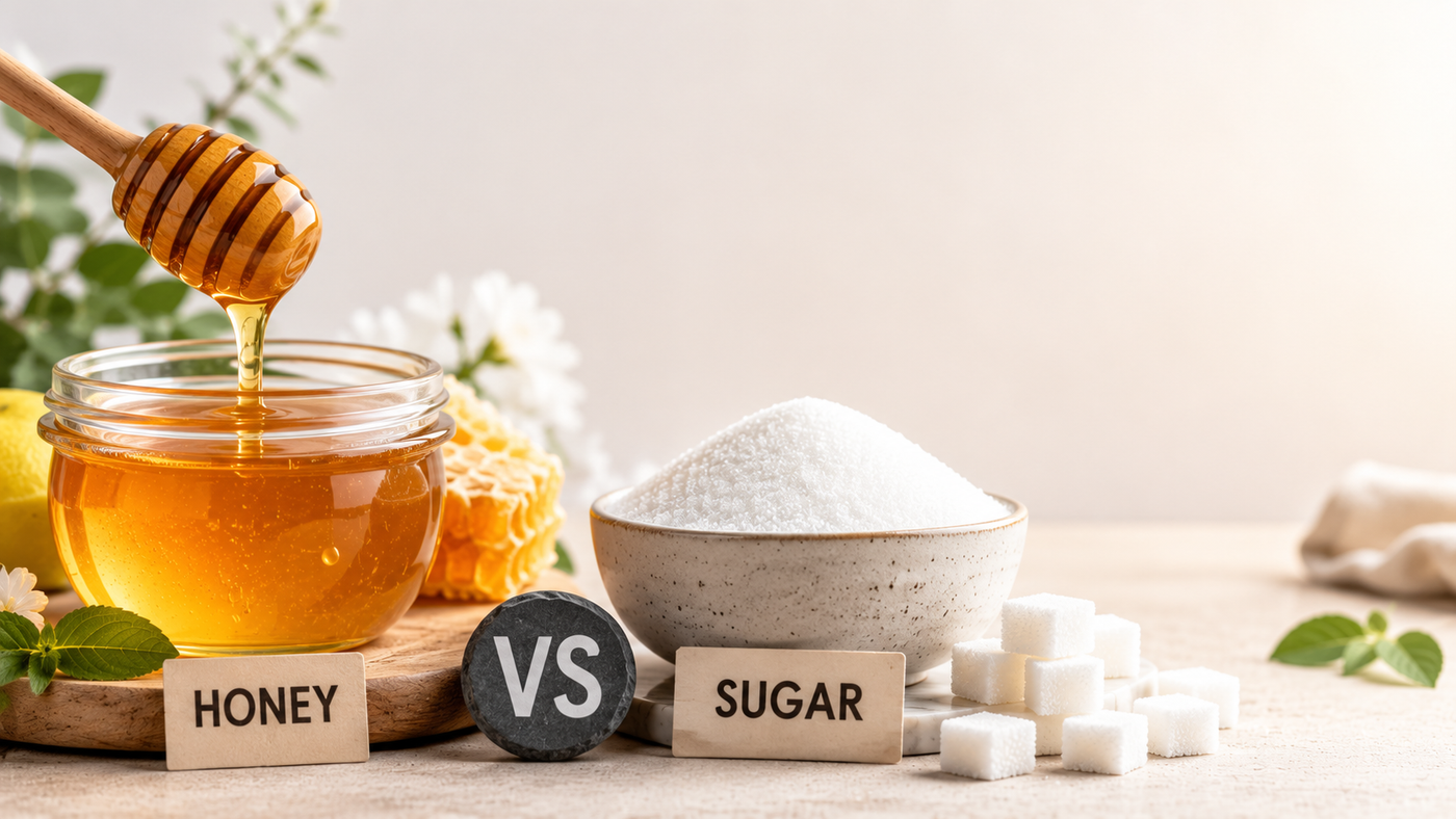 Honey vs Sugar