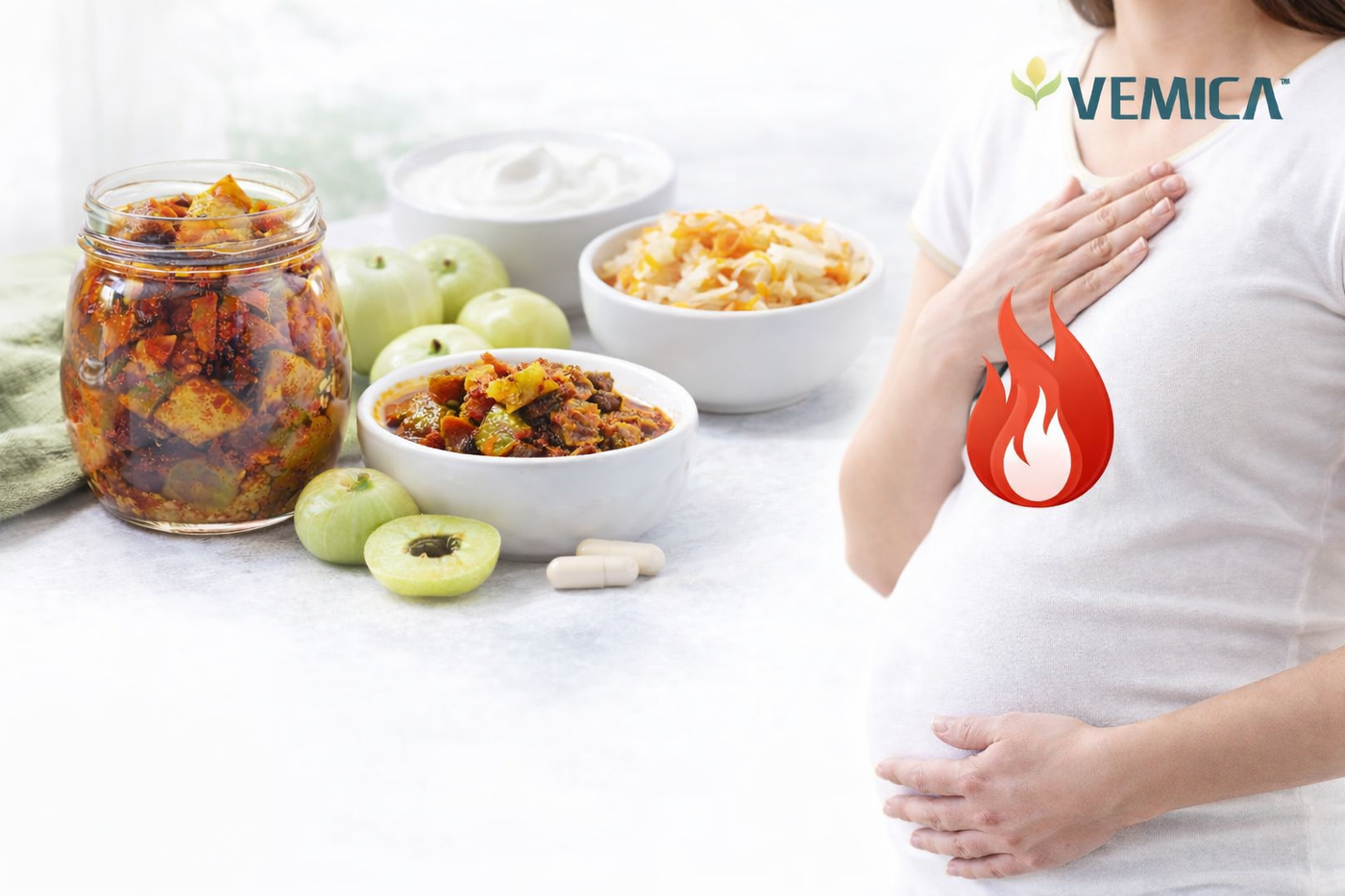 Probiotics or Heartburn? Balancing Amla Pickle Cravings and Digestive Health During Pregnancy