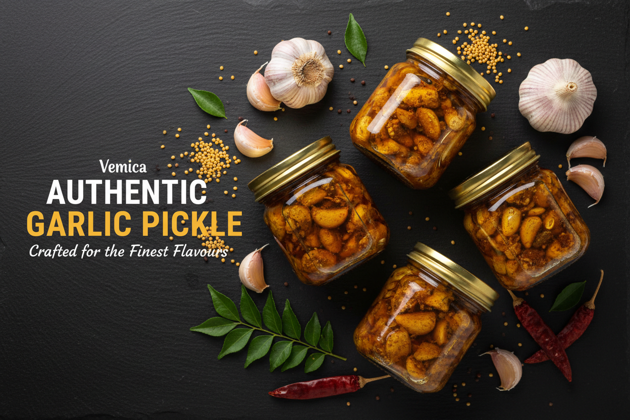 Vemica Garlic Pickle Banner