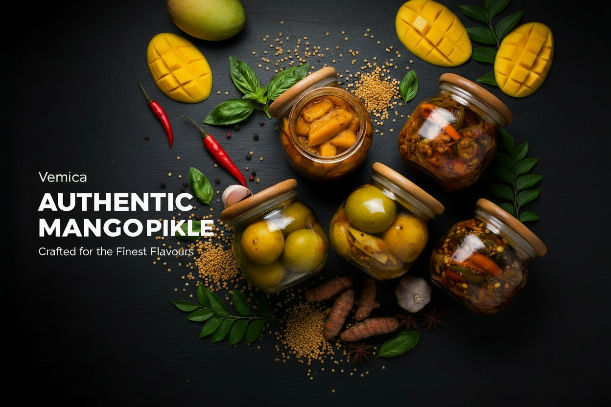 Vemica Mango Pickle Banner