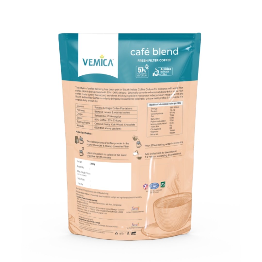 Café Blend Coffee back photo