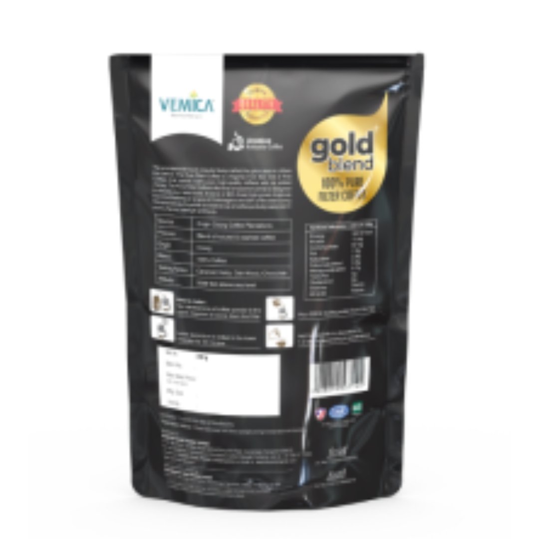Gold Blend Coffee back side