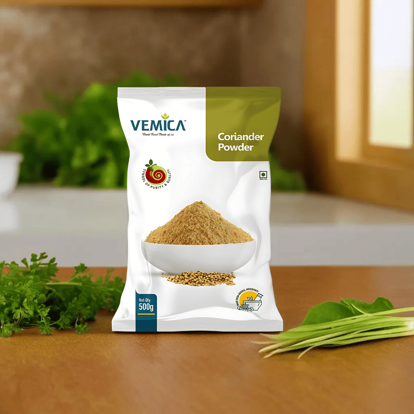 Everyday Kitchen Basics Combo – Chilli Powder, Coriander Powder, Turmeric Powder (3 x 500g)