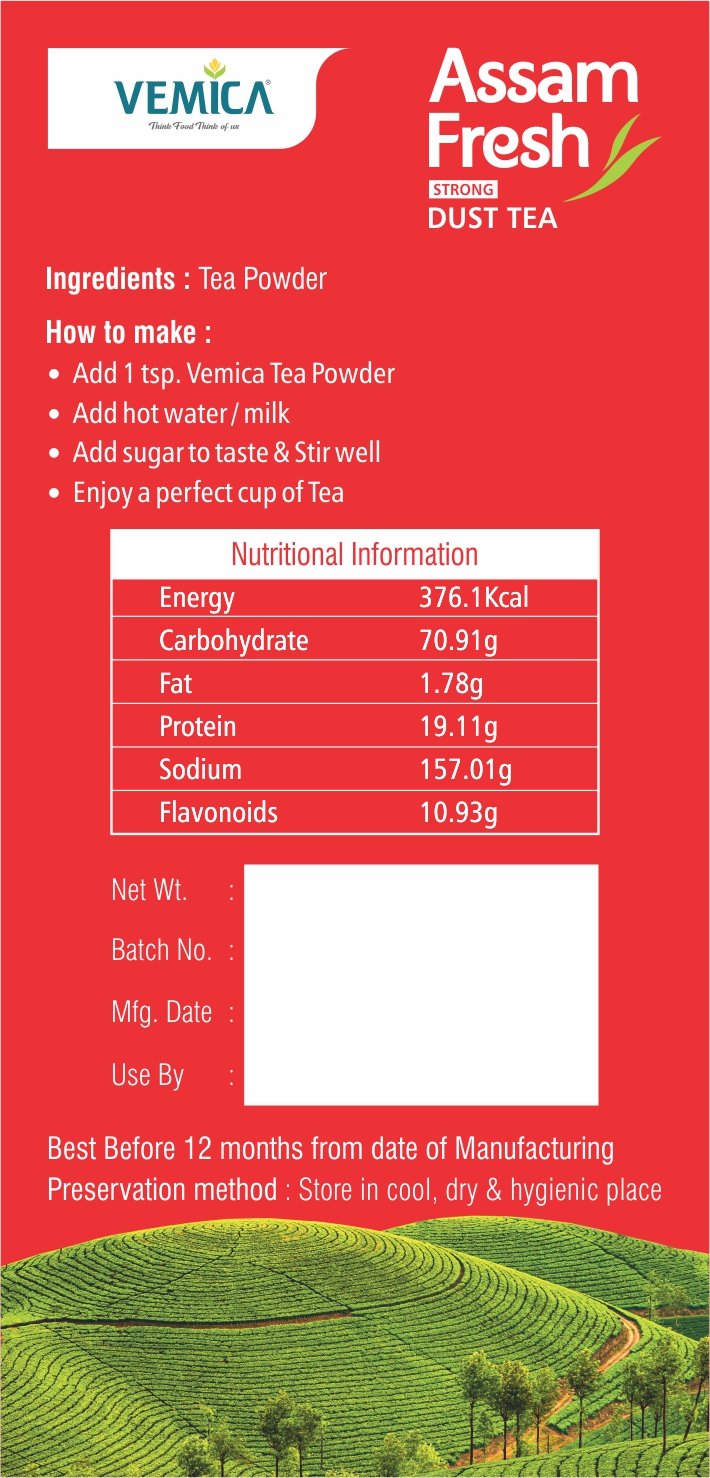 Assam Tea side photo