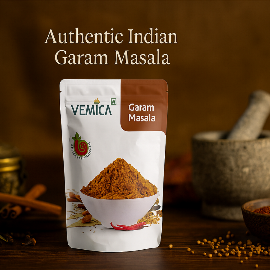 Vemica Garam Masala (100G) - Authentic Indian Spice Blend for Everyday Cooking