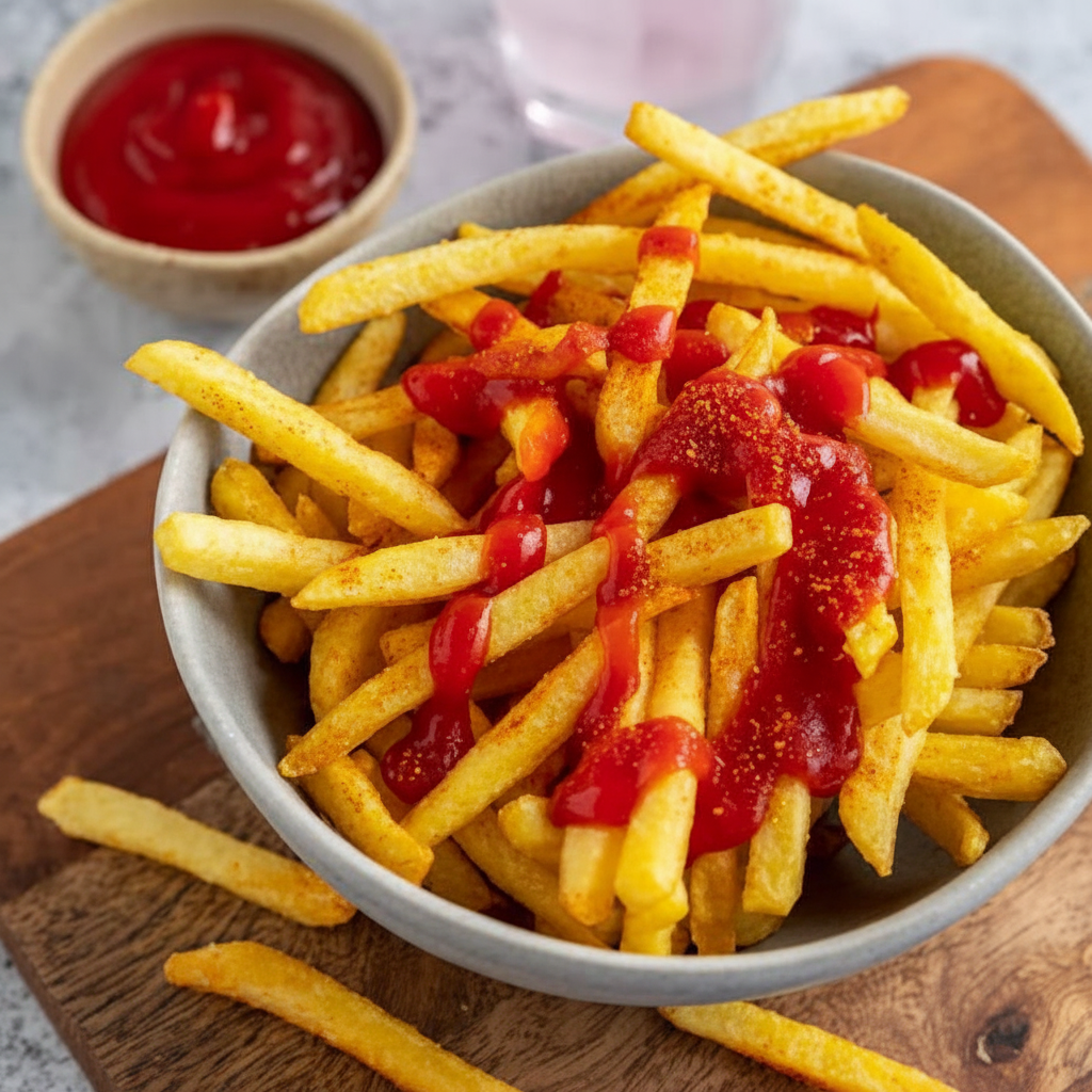 French Fries with Ketchup