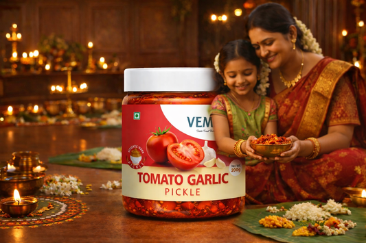 Tomato Garlic Pickle Online (200G) - Tangy South Indian Achar