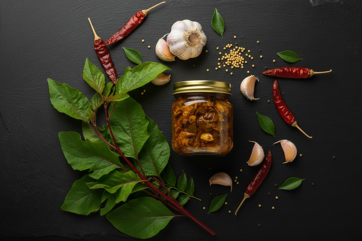 Gongura Pickle Single Jar