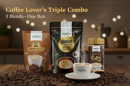 Coffee Lover's Triple Combo – Gold Blend 200g, cafe Blend 200g & Instant Coffee 100g