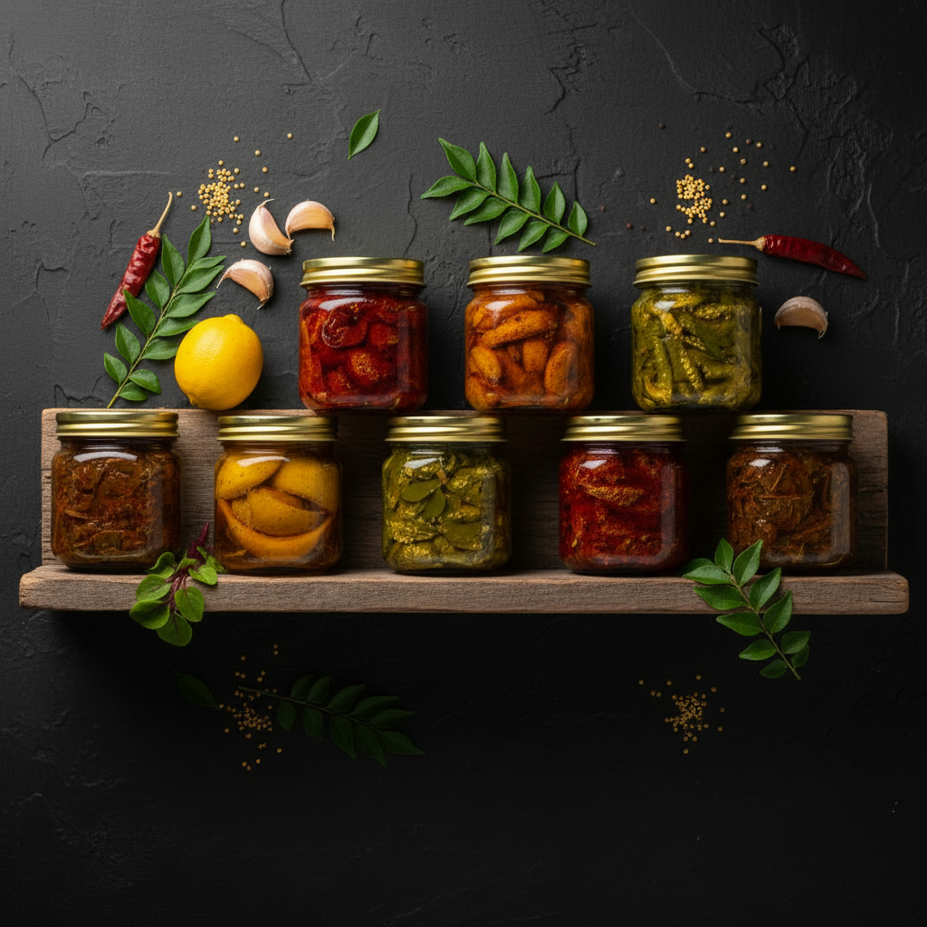 Pantry with Pickle Jars