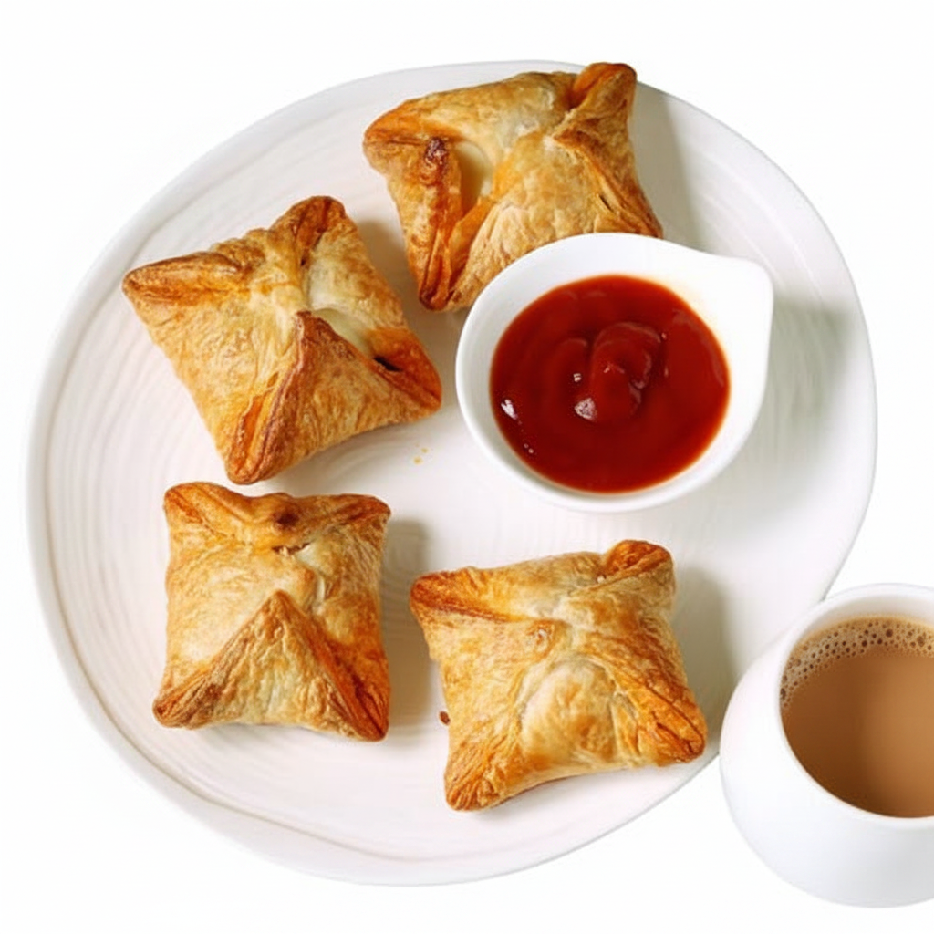 Puff Pastry with Ketchup