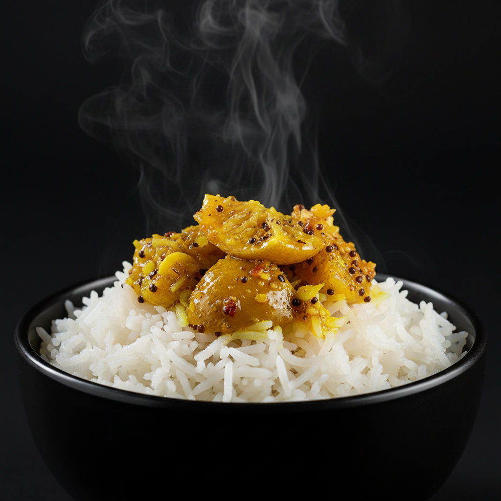 Rice with Lemon Pickle