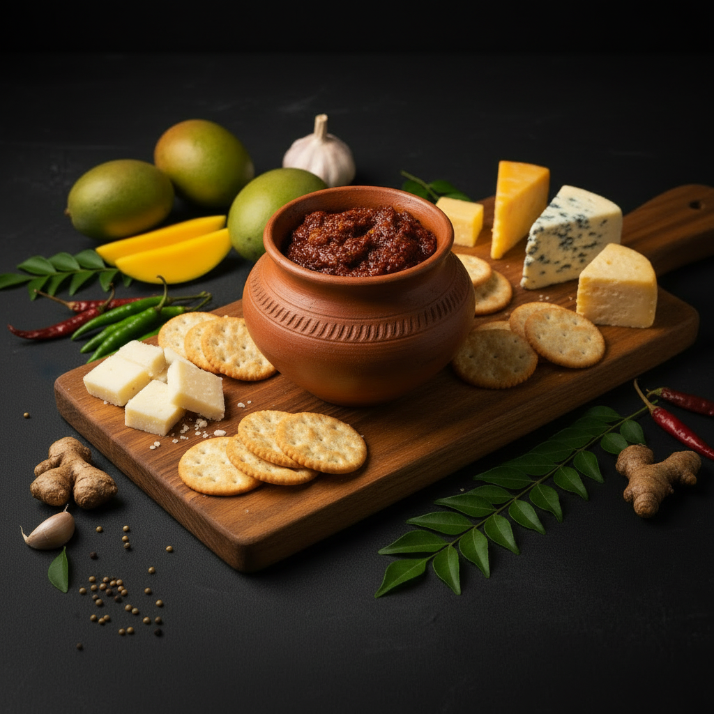 Snack Board with Homemade Pickle