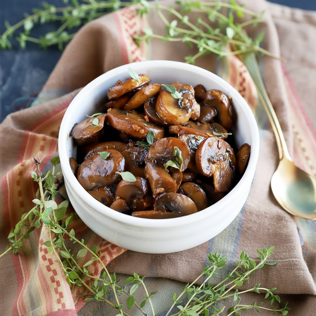 Soy Glazed Mushrooms