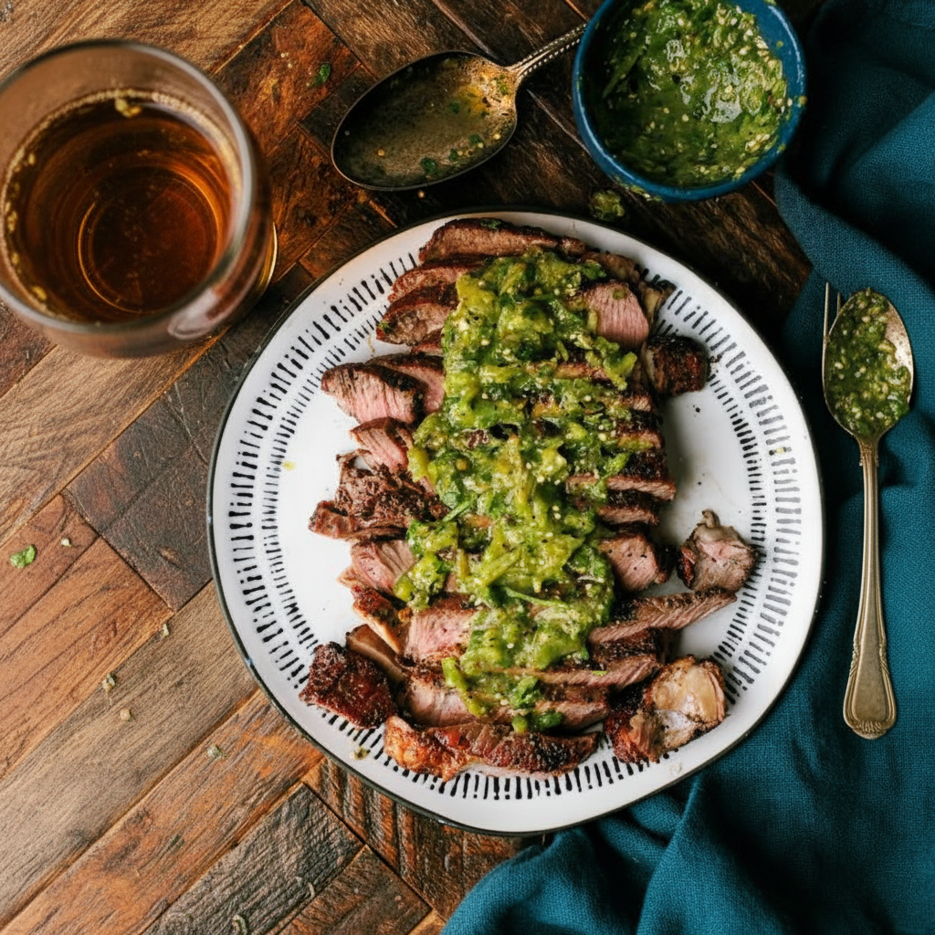 Steak with Chimichurri
