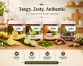 Andhra Tangy Pickle Combo – Lemon, Citron, Gongura & Green Tamarind Pickle (4 x 200g)