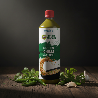 Vemica Green Chilli Sauce Lifestyle
