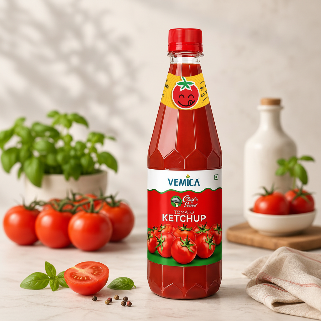 Vemica Tomato Ketchup - Left 3/4