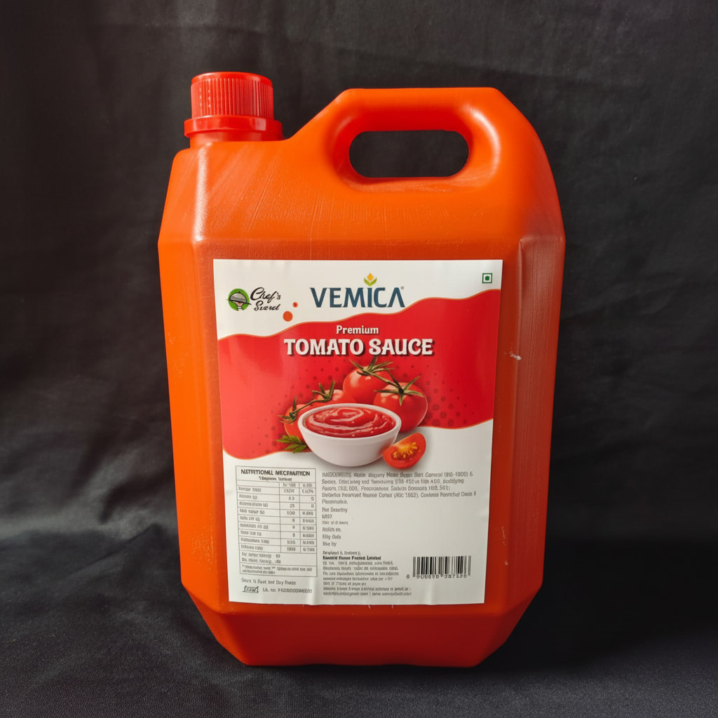 Vemica Tomato Sauce - Top Down